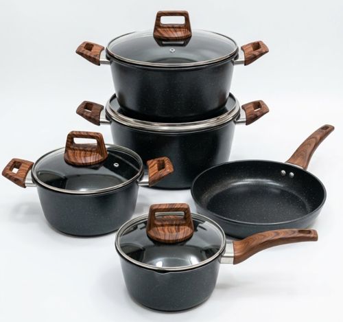 Set de 7 piezas ollas antiadherentes Amwood